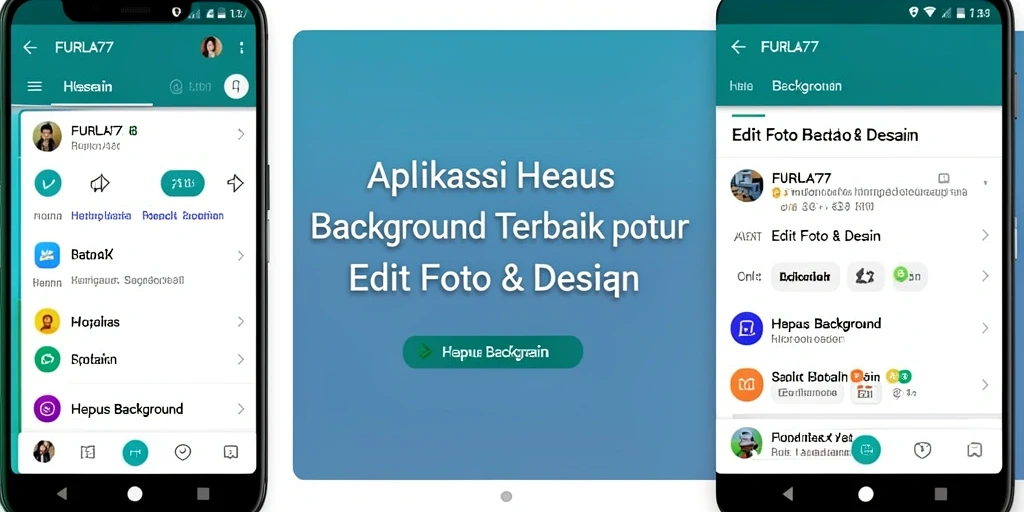 Antarmuka pengguna FURLA77 untuk penghapusan latar belakang