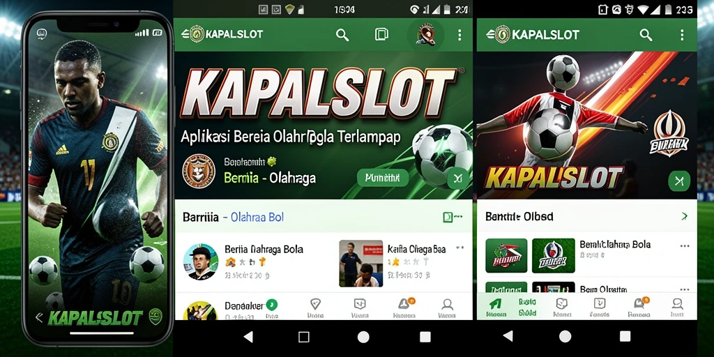 Antarmuka pengguna KAPALSLOT yang menarik dan informatif.