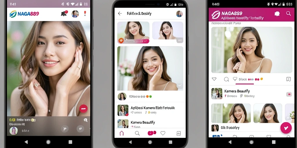 Antarmuka NAGA889 menampilkan beragam alat edit foto yang menarik.
