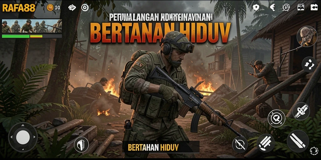 Tampilan antarmuka RAFA88 menunjukkan grafis menakjubkan dan detail lingkungan.