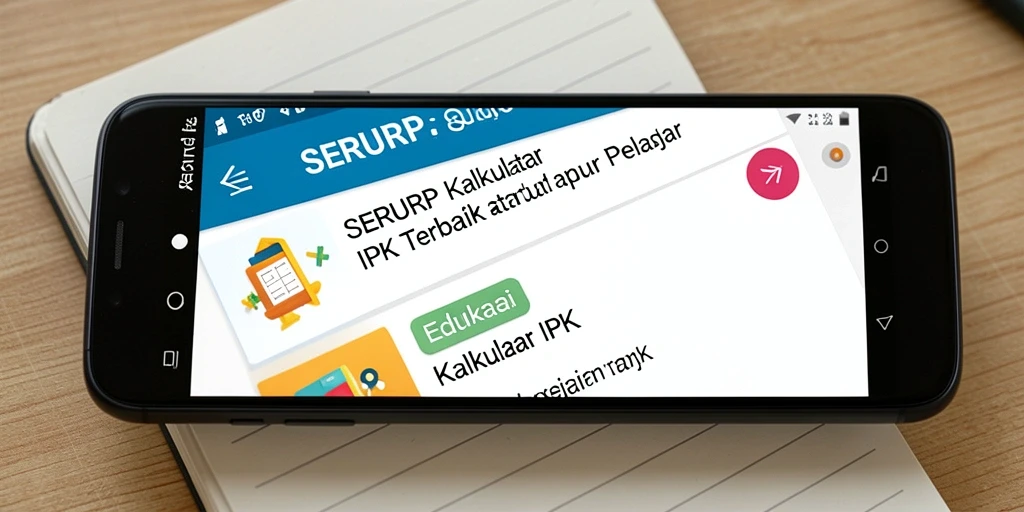 Tampilan antarmuka aplikasi SERURP untuk Kalkulator IPK yang user-friendly.