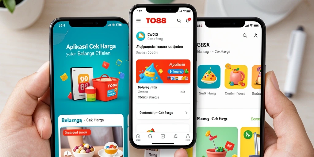 Tampilan antarmuka aplikasi TO88 yang bersih dan fungsional untuk cek harga.